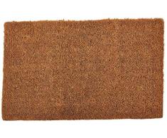 William Armes Schöne handgewebte Kokosfußmatte Kersey, mit Jute, 83 x 50 cm