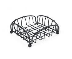 Galileo Casa 5900123 Serviettenhalter, Metall, Schwarz, 19,5 x 19,5 cm, no