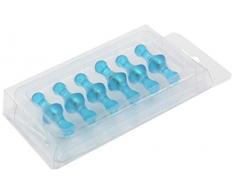 first4magnets™ Leichte Blaue kleine fruchtige Skittle Magnet-Büro & Kühlschrank (13mm Durchmesser x 19mm hoch) (1 Packung mit 12), Metall, Silver, 25 x 10 x 3 cm