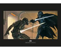 Komar Wandbild Star Wars Classic RMQ Vader Luke Hallway | Kinderzimmer, Jugendzimmer, Dekoration, Kunstdruck | ohne Rahmen | WB161-70x50 | Größe: 70 x 50 cm (Breite x Höhe)