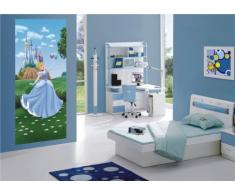 AG Design FTDv 0241 Aschenputtel Disney Princess Prinzessin Cinderella, Papier Fototapete Kinderzimmer - 90x202 cm - 1 Teil, Papier, multicolor, 0,1 x 90 x 202 cm