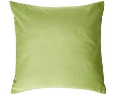 Deconovo Super weicher Kissenbezug mit unsichtbarem Reißverschluss für Stuhl, 45,7 x 45,7 cm Set of 4 Peak Green