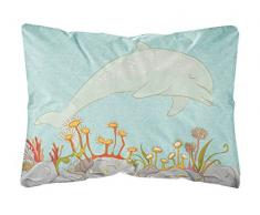 Carolines Treasures BB8537PW1216 Dekokissen Delfin, Unterwasserszene Segeltuch Stoff