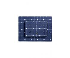 Lacoste 16369938 Perkal Bedrucktes Bogen für Doppelbett, Größe XL, Camee-Green Dot King Slice Vintage Indigo