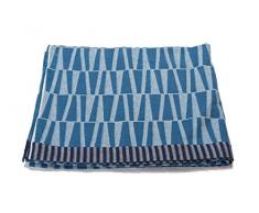 David Fussenegger Riva Überwurf, Cotton, Atlantik, 210 x 220 cm