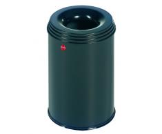 Hailo 0915-422 ProfiLine Safe 15, FlammenlÃ¶schender Abfallsammler, schwarz / schwarz