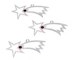 Schnabel-Zinn Stern 3 Weihnachtsanhänger 6,3 cm