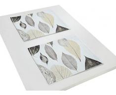 Wirth Tischset Marek-DO 2er Pack, Polyester, Grau, 40 x 35 cm, 2-Einheiten