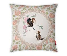 Bonamaison Dekorativ Kissenhülle, Kissenbezug, Zierkissenbezug, Wohnkultur, Für Sofa, Kaffeestube, Größe: 45X45 cm - Entworfen und hergestellt in der Türkei