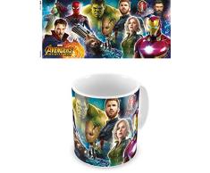 Grupo Erik Editores Avengers Infinity war Marvel Becher, Keramik, Mehrfarbig, 9.5 x 8 x 8 cm