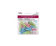 Craft Décor Mini Holz Wäscheklammern 1,2 in, 3 cm