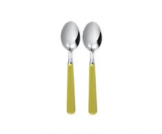 Excèlsa Trendy 2 Stück Kaffee-Löffel, Grün