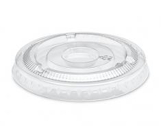 GUILLIN cvpot200 C Karton Deckel flach für Topf Dessertteller Recht kompatibel mit pot200 C, Kunststoff, transparent, 8,5 x 8,5 x 0,6 cm