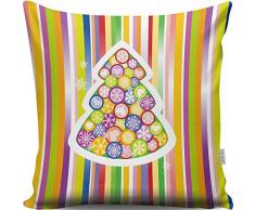 Gravel Dekokissen Cotton, Mehrfarbig, 43 x 43 cm