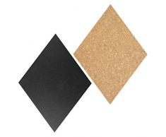 Kreide- Korktafel SILHOUETTE ´Diamond´ Securit FB-CB-DIA