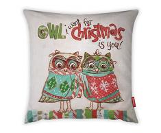 Bonamaison Dekorativ Kissenhülle, Kissenbezug, Zierkissenbezug, Wohnkultur, Für Sofa, Kaffeestube, Größe: 45X45 cm - Entworfen und hergestellt in der Türkei