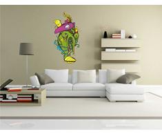 Indigos KAR-Wall-clm003-58 Wandtattoo fürs Kinderzimmer clm003 - Lustige kleine Monster - Vögel mit Totenkopf - Wandaufkleber 58 x 108 cm
