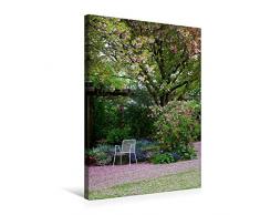 Premium Textil-Leinwand 50 x 75 cm Hoch-Format Ruhepause im Botanischen Garten, Augsburg, Deutschland | Wandbild, HD-Bild auf Keilrahmen, Fertigbild auf hochwertigem Vlies, Leinwanddruck von Martina Cross