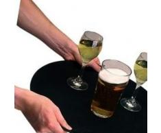 Winware rund 35,6 cm rutschfeste Tablett für die Bar (A Qualität Tablett bei einem tollen Preis. strapazierfähige Kunststoff-Konstruktion mit einem ausgezeichneten Anti-Rutsch Oberfläche)