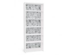 Apalis 90862 Möbelfolie für Ikea Billy Regal - Schmetterlinge Monochrom, gröÃe 2 mal, 94 x 76 cm