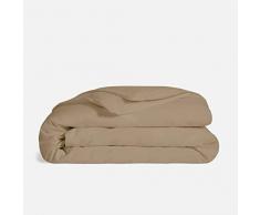 Mayfair Linen Bettwäsche-Set, 100 % ägyptische Baumwolle, Fadenzahl 800, für Matratzen mit einer Tiefe von bis zu 45,7 cm King/Cal King Duvet Cover Set taupe