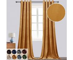 Vorhang Roy Lei für Wohnzimmer Esszimmer 52W*108L Orange