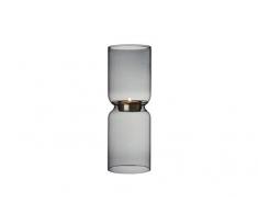 Iittala Kerzenhalter Lantern Glas grau, 25cm