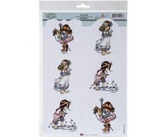 Hobby House Elisabeth Bell Topper Spannbetttuch, 21,1 x 31 cm Graceful