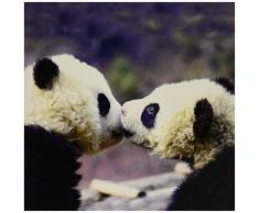 3dRose CT 2547 _ 4 Baby Pandas Keramik Fliesen, 12 Zoll