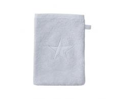 Möve Stars Waschhandschuh, Silver, 20 x 15 cm