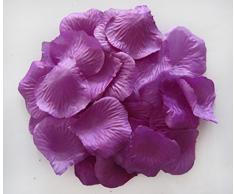 juyo vonsan Plastikbeutel Rosenblätter Hochzeit Blumen Gastgeschenken für Sie spezielle Hochzeit violett