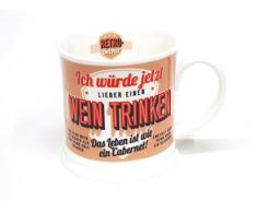 H & H Becher, Porzellan, Mehrfarbig, 12 x 8.7 x 8.7 cm