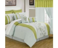 Lavish Home 66-00012-24pc-K Schlafzimmerset Maria, 24-teilig Queen