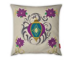 Bonamaison Dekorativ Kissenhülle, Kissenbezug, Zierkissenbezug, Wohnkultur, Für Sofa, Kaffeestube, Größe: 45X45 cm - Entworfen und hergestellt in der Türkei