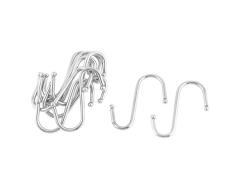 Sourcingmap® S-förmiger Metall-Kleiderbügel für Taschen, Kleidung, 60 mm lang, 10 Stück
