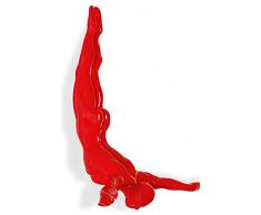 World Art TW60309 Harz-Skulptur Diver kleinen Moderne Harz Skulptur Statue, Harz, 28x28x9 Cm