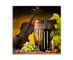 STYLER GL065 Glasbild, Glas, braun, 0.4 x 30 x 30 cm