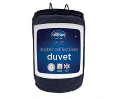 Silentnight Hotel Collection Bettdecke für Doppelbetten, 13,5 TOG, Weiß, Microfaser, weiß, Einzelbett 135 x 200cm