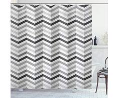 Home Decor Kollektion Stoff Badezimmer Duschvorhang Set mit Haken, Textil, Multi 25, 69W x 84L