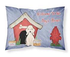 Caroline s Treasures bb2845pillowcase Hund House Collection Bedlington Terrier Sandy Stoff Kissenbezüge, Standard, Multicolor