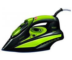 MPM MZE-04 Dry & Steam Iron Ceramic Soleplate 2400 W schwarz, grün Bügeleisen, Plastic