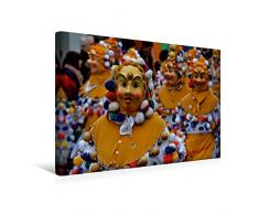 Calvendo Premium Textil-Leinwand 45 cm x 30 cm quer, Kügele | Wandbild, Bild auf Keilrahmen, Fertigbild auf echter Leinwand, Leinwanddruck: der Narrenzunft Spritzenmuck Ehingen Menschen Menschen