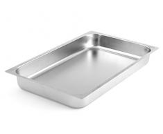 H+H Backblech H & H Backblech aus Edelstahl, Rand Platte, Gastronorm, Edelstahl, 53 x 32.5 x 6.5 cm
