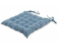 Galileo Casa Stuhlkissen, Polyester, Hellblau, Einheitsgröße