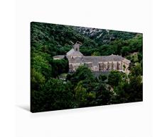 Premium Textil-Leinwand 75 x 50 cm Quer-Format Provence - Abbaye de Sénanque | Wandbild, HD-Bild auf Keilrahmen, Fertigbild auf hochwertigem Vlies, Leinwanddruck von Thomas Seethaler