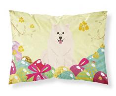 Ostereier Samoyed Stoff Standard-Kissenbezug