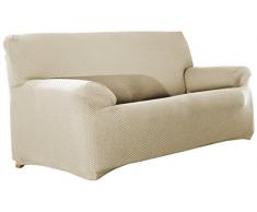 Eysa Sucre elastisch Sofa überwurf 2 sitzer, Polyester, Ecru, 37 x 14 x 29 cm