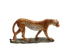 DELICATE Feng Shui Panther – Handgefertigt und Verziert chinesischem Porzellan, Figur D110117