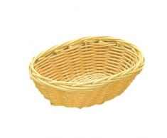 Garcia de Pou Weidenkorb Imitation Oval 23X15X6 cm Natur Pp - 12 Un.