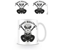 Johnny Hallyday MG24942 Skull Coffee Mug Kaffeetassen, porzellan, Mehrfarbig